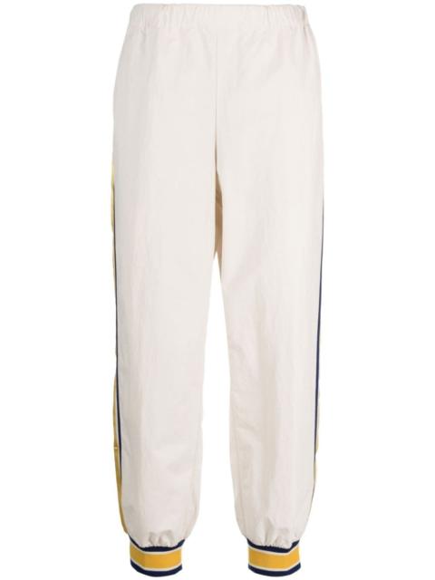 GUCCI stripe-detail elasticated track pants
