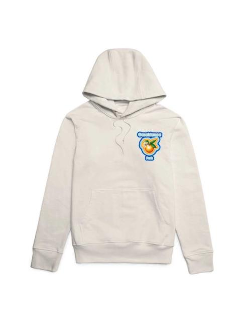 CASABLANCA Radiating Orange Hooded Sweatshirt | Casablanca Paris