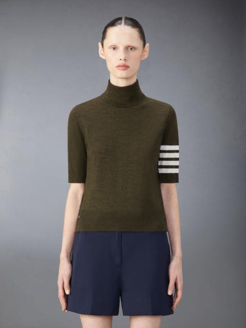 Thom Browne 4-Bar high-neck knitted top