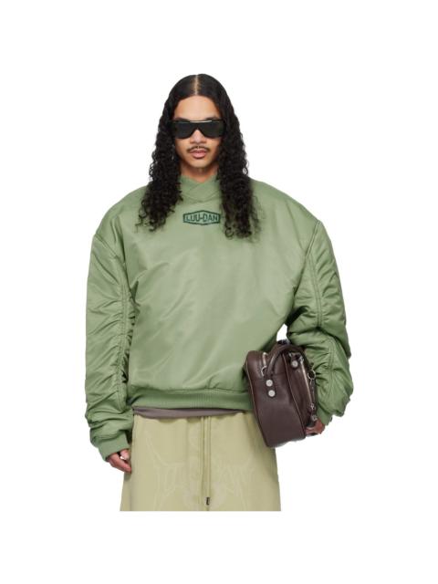 LU'U DAN Green Unibomber Sweatshirt