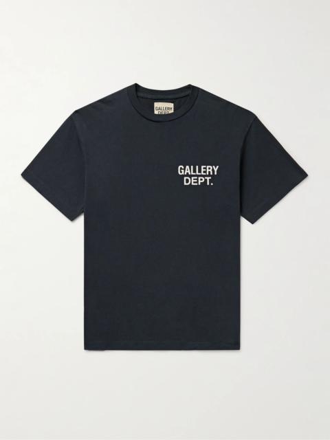GALLERY DEPT. Logo-Print Cotton-Jersey T-Shirt Black