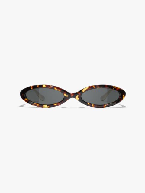 CHANEL Oval Sunglasses