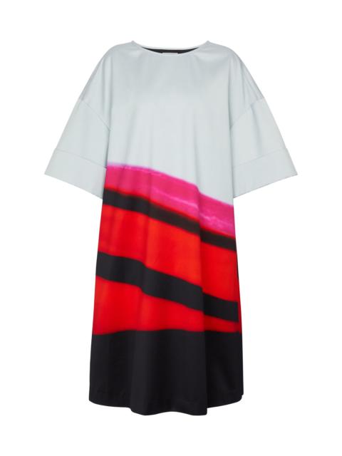 Dries Van Noten Striped satin midi dress