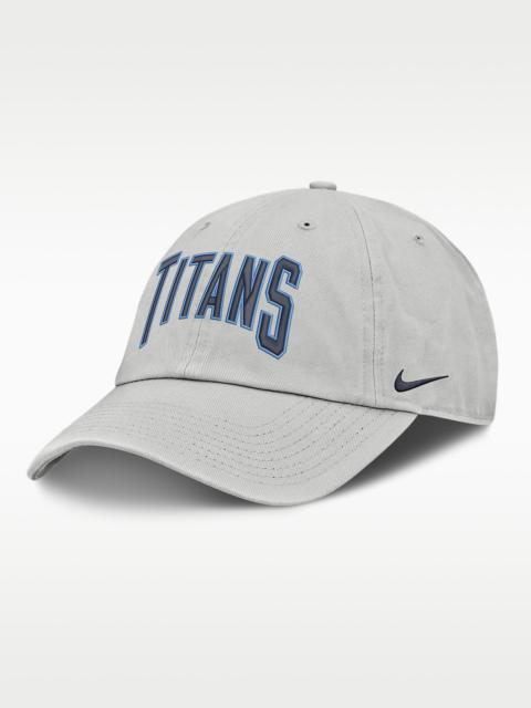Nike Tennessee Titans Primetime Club Arched Men's Nike NFL Adjustable Hat