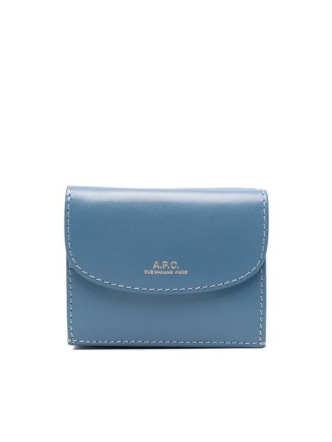 A.P.C. GenÃ¨ve leather wallet