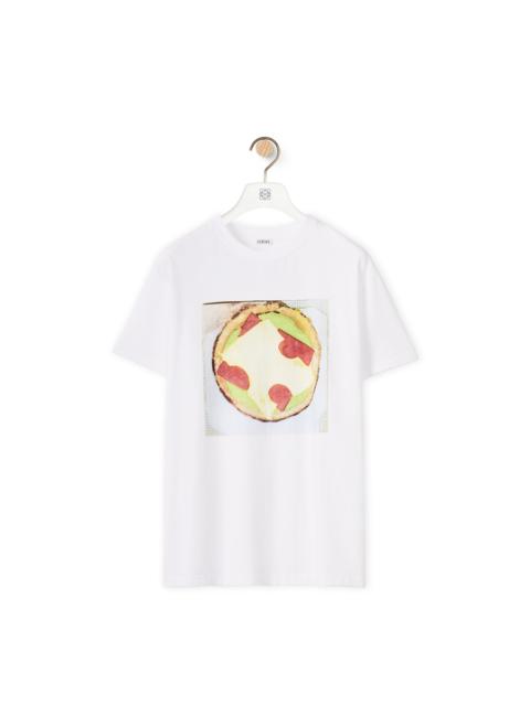 Loewe Pizza print T-shirt in cotton