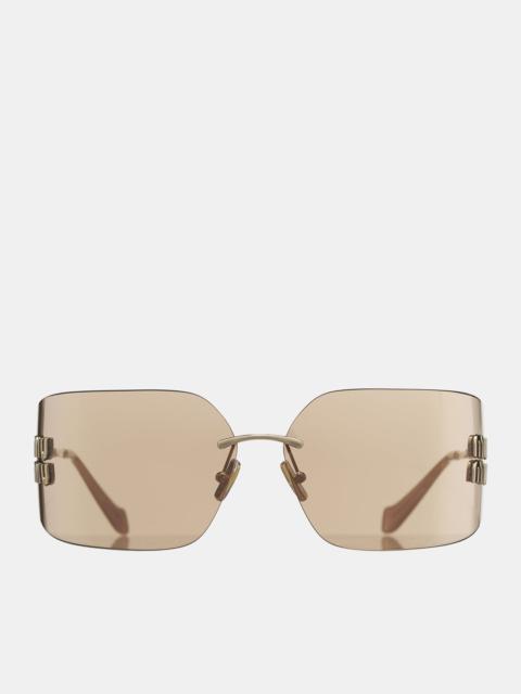 Wraparound Mirror Sunglasses
