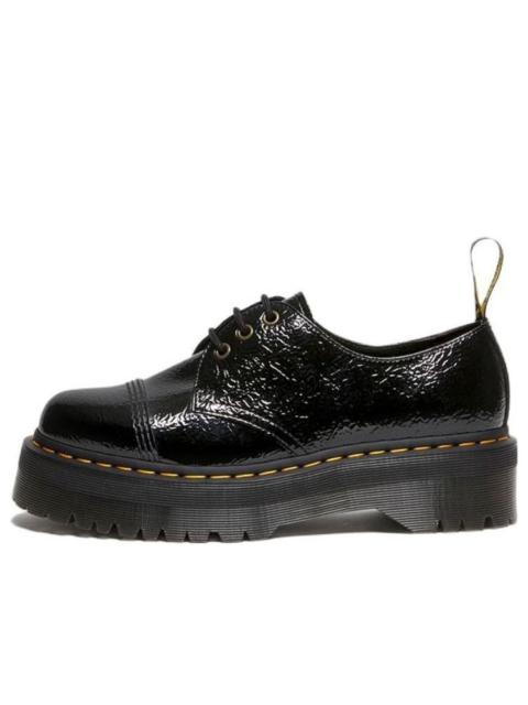 Dr. Martens Dr. Martens 1461 Distressed Patent Leather Platform Shoes 'Black' 27716001