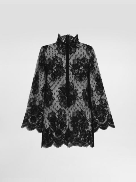 Dolce & Gabbana Lace dress with high neck