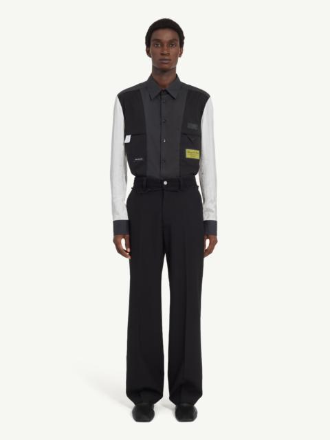 MM6 Maison Margiela Replaced waist wool trousers