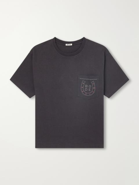 BODE Studded Cotton-Jersey T-Shirt