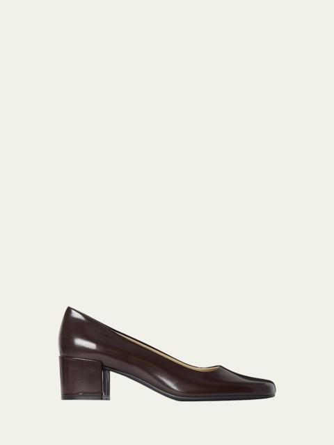 The Row Penelope Leather Pumps