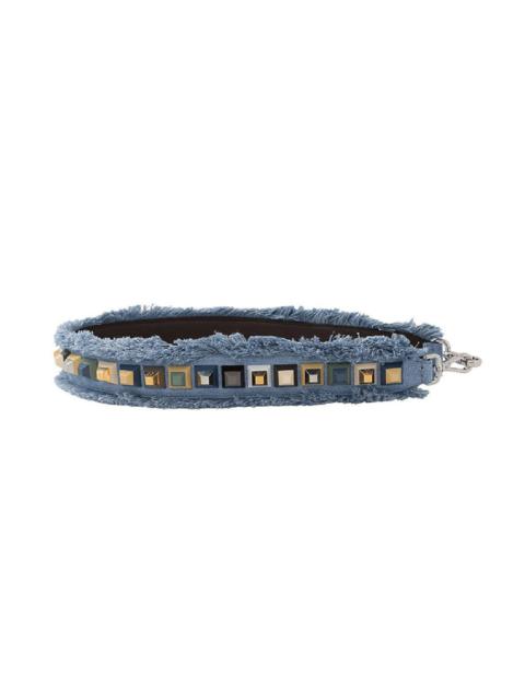 FENDI Studded Fringe Strap You Purse Strap