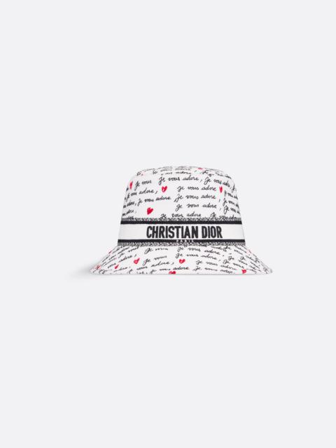 Dior Dioramour D-Bobby Small-Brim Bucket Hat