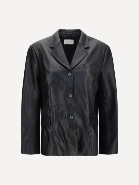 MAGDA BUTRYM Leather Blazer Jacket