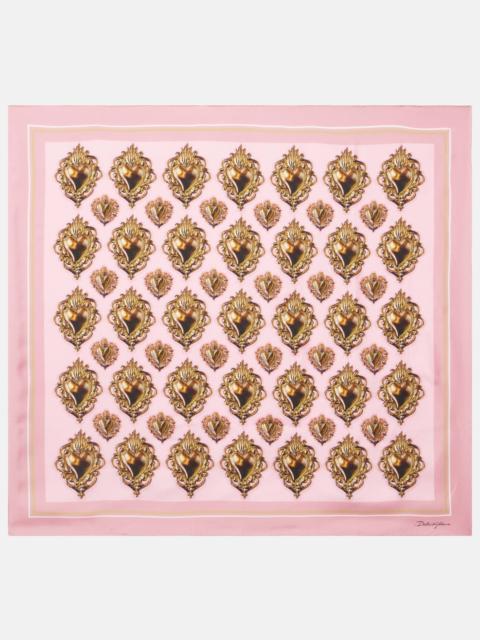 Dolce & Gabbana Printed silk scarf