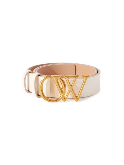 Ow Initials Belt 30