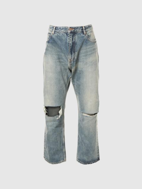 BALENCIAGA BUCKLE LOOSE-FIT JEAN