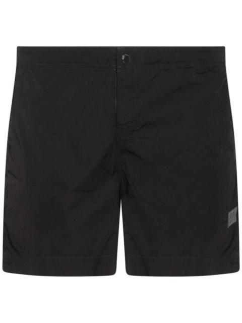C.P. Company logo-patch shorts