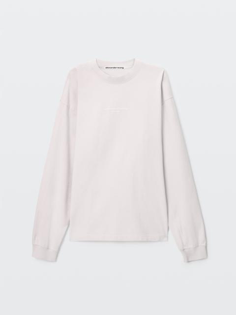 Alexander Wang LOGO PRINT LONG SLEEVE TEE