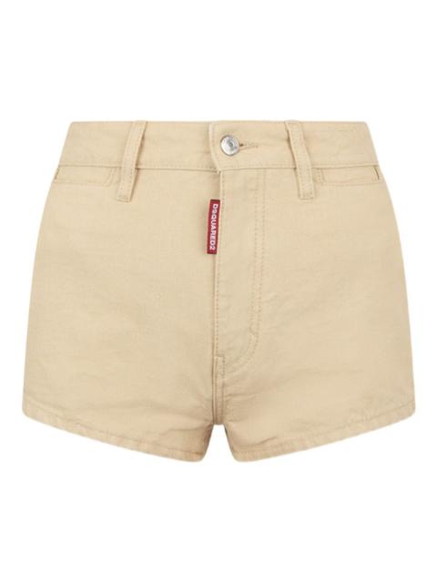DSQUARED2 high-waist denim shorts