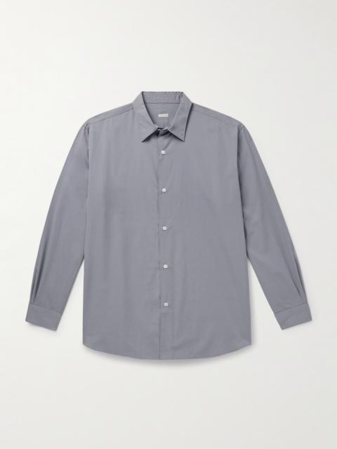 A.PRESSE Cotton and Silk-Blend Shirt