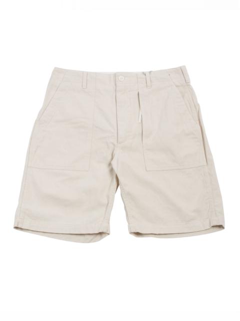 Engineered Garments Fatigue Short Natural 6.5oz Flat Twill