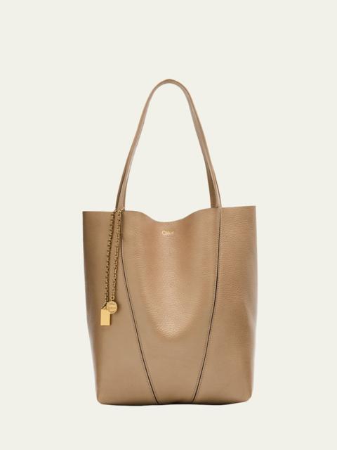 Chloé Spin Medium Tote Bag in Leather