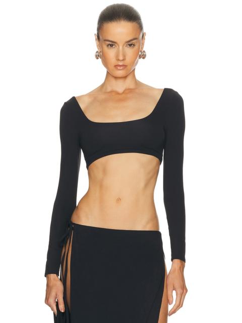 bond-eye Halle Long Sleeve Crop Top