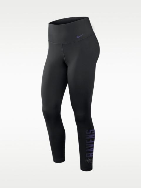 Nike Baltimore Ravens Primetime One Women's Nike Dri-FIT NFL High-Rise Leggings