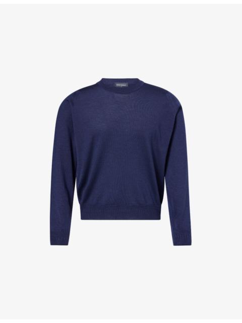 JOHN SMEDLEY John Smedley x Bill Nighy Crewneck Cashmere-Silk Jumper