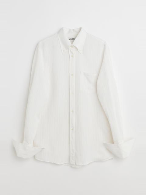 Our Legacy Sincere Shirt French Stripe Ceremony Viscose