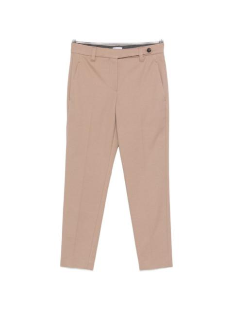 button tailored trousers