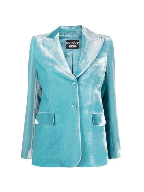 Moschino peak-lapel single-breasted blazer