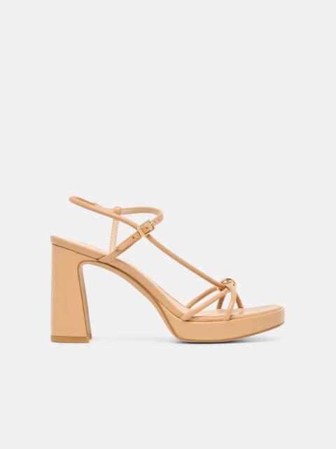 dolce vita ODETE HEELS LT TAN LEATHER