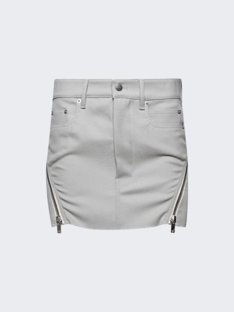 Rick Owens Bolan Banana Mini Skirt Pearl