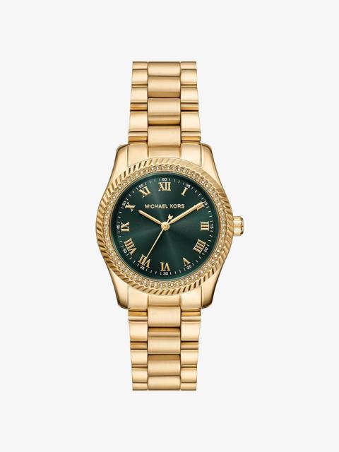 MICHAEL KORS Mini Lexington Gold-Tone Watch