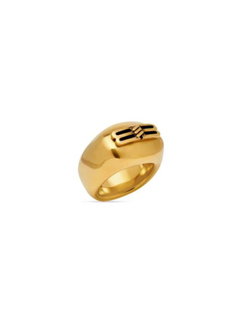 Women's Bb Icon Ring in Gold