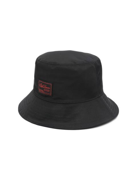 Raf Simons logo-patch bucket hat