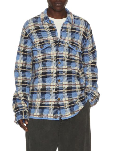 GUEST IN RESIDENCE Plaid Work Shirt