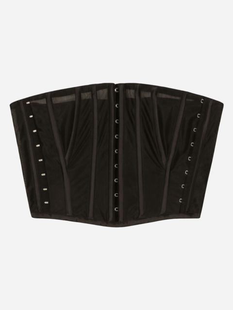 Dolce & Gabbana Marquisette corset belt