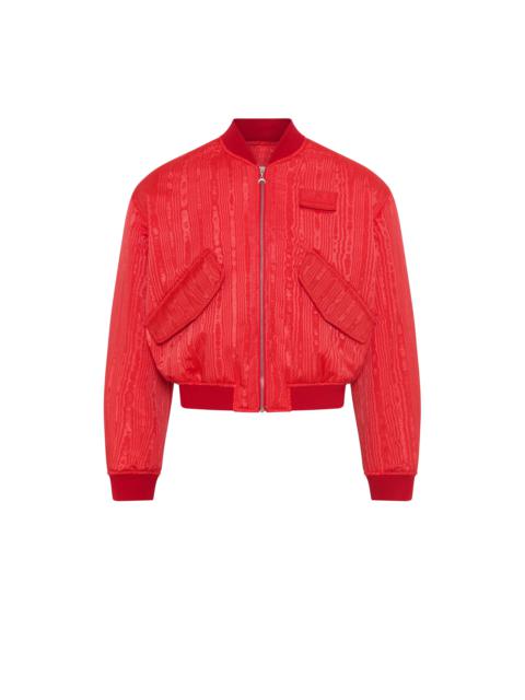 Marine Serre Recycled Moire Bomber Jacket