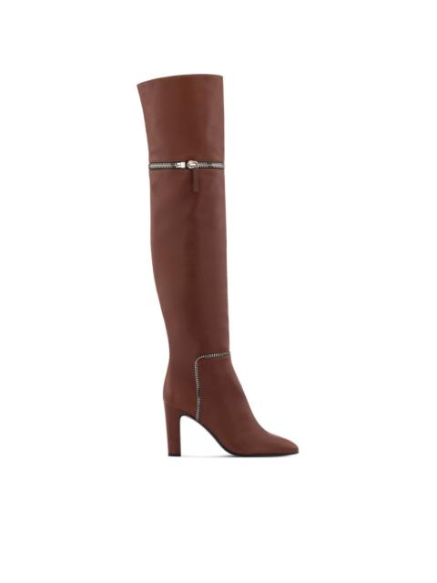 Giuseppe Zanotti Joana 90mm zip-embellished boots