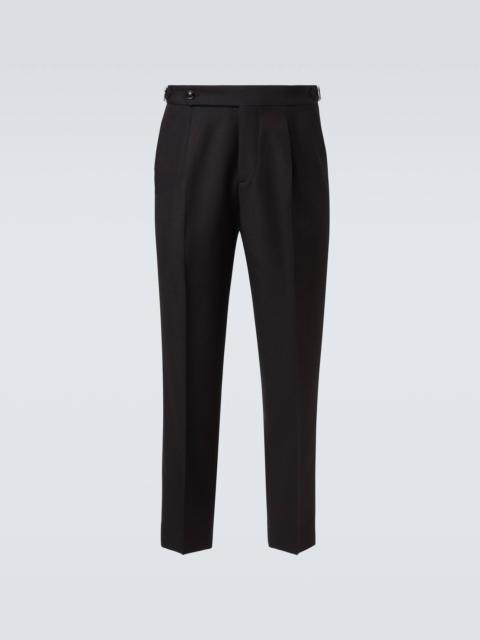 Brunello Cucinelli Silk, wool, and mohair suit pants