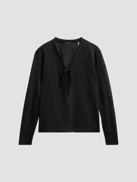 KOBI HALPERIN Women's Arden Tie-Front Sweater - Black