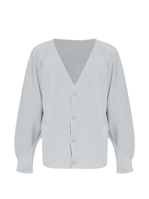 ISSEY MIYAKE pleated button cardigan
