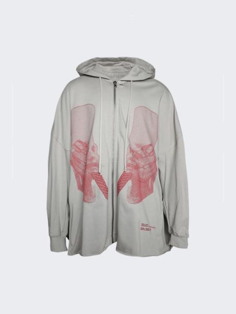 Ron Jumbo Peter Jacket Pearl and Cardinal Red