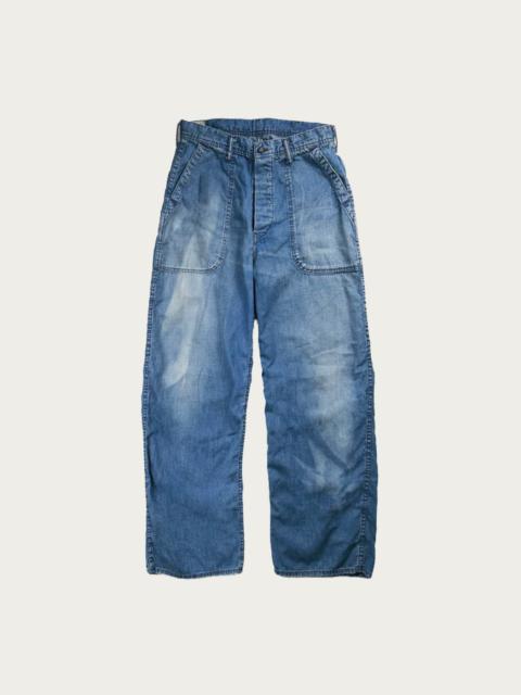 FULLCOUNT 1141HW-1 USN Seamen's Trousers HW "Master Of Reality" - Indigo Blue