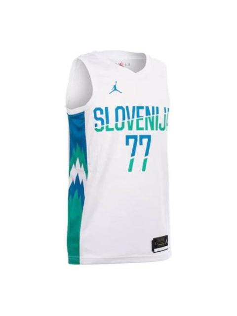 Jordan Air Jordan Slovenia Limited Swingman Home Jersey 'Luka Doncic 77' SV0046-100
