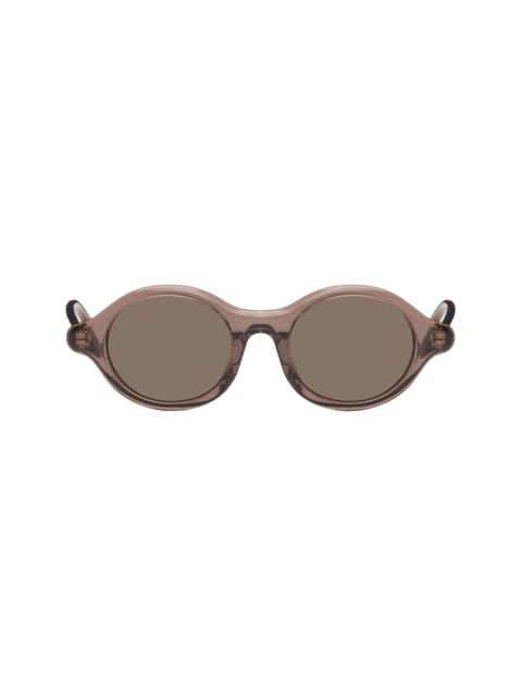 Loewe Brown Slim Round Sunglasses